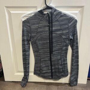 lululemon athletica Gray Striped Jacket